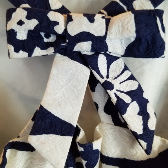 Kate Spade New York Tanner Blue White Dress Size S USA 4 - Picture 5 of 8